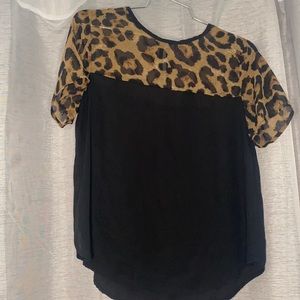 Semi sheer blouse